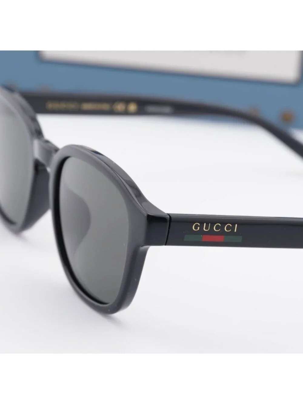 Gucci GG2109SK 001 Square Sunglasses - Black / Grey